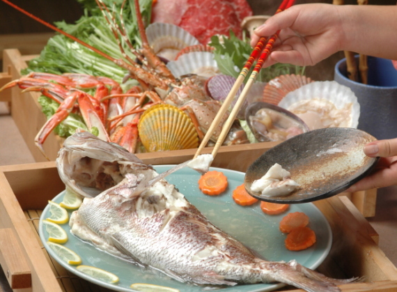 せいろ蒸し勝浦・和歌山市・お食事・活魚料理、鍋料理、寿司、団体様宴会も承ります。